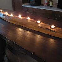 porta candele  artigianale