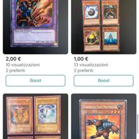 Carte varie yugioh( prezzi in foto) collezione