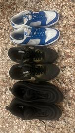 3 paia di scarpe nike 44.5 e 45