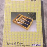 Servizio 24 posate + porta posate