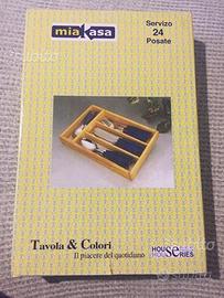 Servizio 24 posate + porta posate
