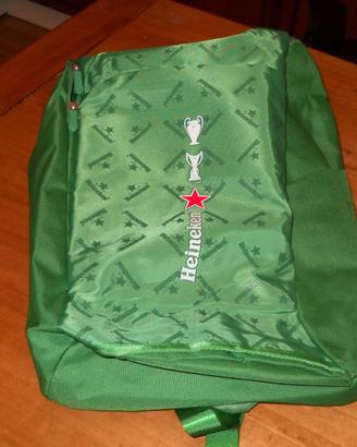 Zaino Verde Heineken  Nuovo