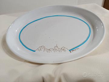 Vassoio Ceramica Cerasarda Firmato Y Palacios