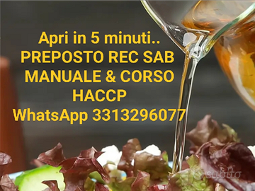 Preposto rec sab haccp dvr