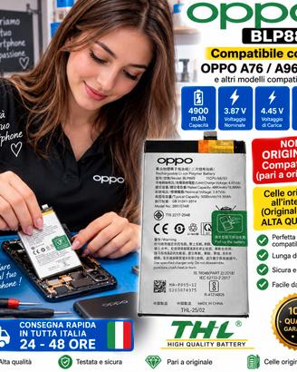 batteria per Oppo A96/A76