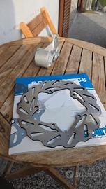 supporto pinza freno e disco vespa px