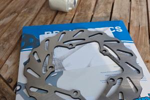 supporto pinza freno e disco vespa px