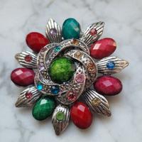 Spilla Vintage floreale anni 80