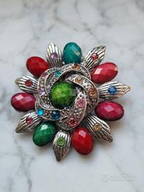 Spilla Vintage floreale anni 80