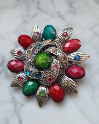 Spilla Vintage floreale anni 80