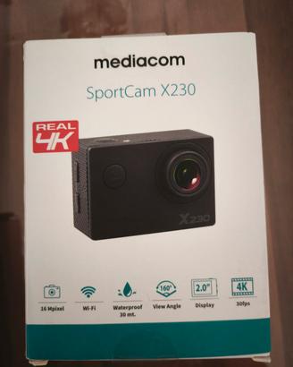 Action Cam Mediacom  SportCam  X230 Real  4K  