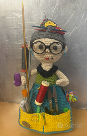 Bambola porta-attrezzi da cucito - hand made