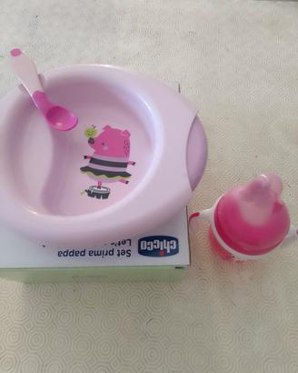 set prima pappa ( della chicco da bambina)