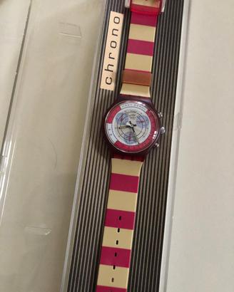 Swatch Chrono Navy Berry 1991