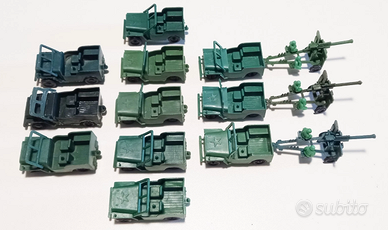 Soldatini HONG KONG - JEEP MILITARI con cannoni