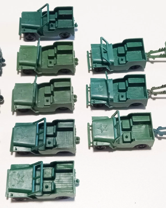 Soldatini HONG KONG - JEEP MILITARI con cannoni