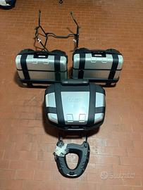 Kit bauletto e valigie laterali Givi Trekker
