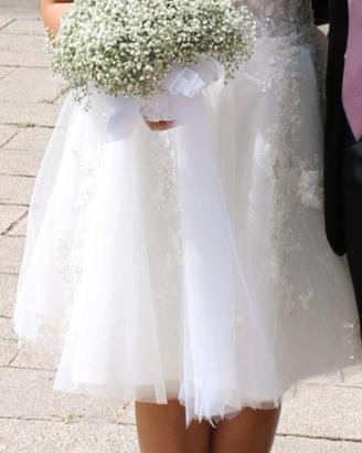 vestito da sposa corto
