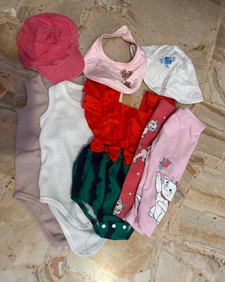 ABBIGLIAMENTO NEONATA, 9/12 mesi.