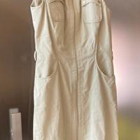 Abito Moncler color sabbia tg 40