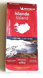 Islanda Cartina Geografica Michelin