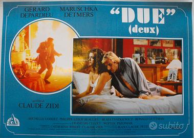 Due (Deux) Zidi Depardieu 4 fotob.+ 1 locand 1989.