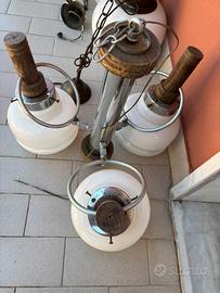 Lampadario vintage anni ’60-’70 – 3 luci