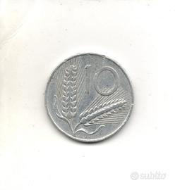 Moneta da 10 lire del 1952