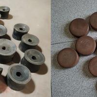 Pistone intonacatrice pompa malta 80, 100, 110 mm