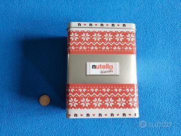 Nutella Metal Box -Contenitore--Biscottiera- Nuova