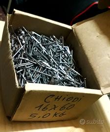 CHIODI 16x60 confezione da 5kg