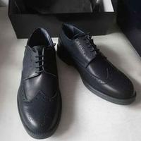 Scarpe artigianali eleganti uomo in pelle, num. 42