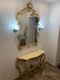 Consolle e specchio stile Veneziano