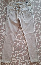 pantaloni chino Liu Jo jeans uomo taglia 44 beige