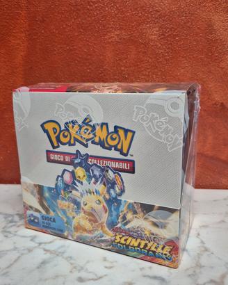 box pokemon scintille folgoranti sealed 36 bustine