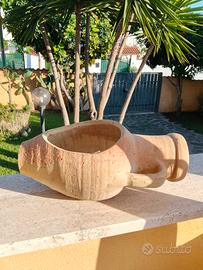 Collezione anfora terracotta vintage antico 