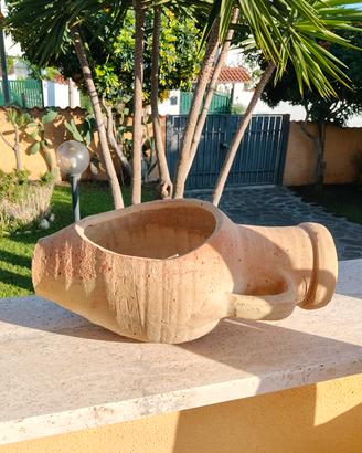 Collezione anfora terracotta vintage antico 