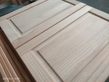 ante e cassetti cucina legno massello naturale