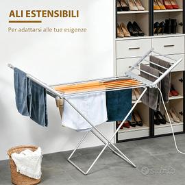 Stendibiancheria elettrico pieghevo BASSO CONSUMO