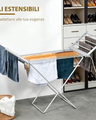 Stendibiancheria elettrico pieghevo BASSO CONSUMO