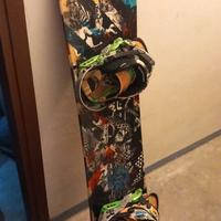 Tavola snowboard della rider + scarponi numero 43