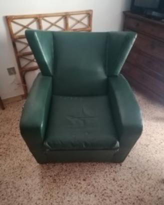 2 poltrone bergère anni '60. 