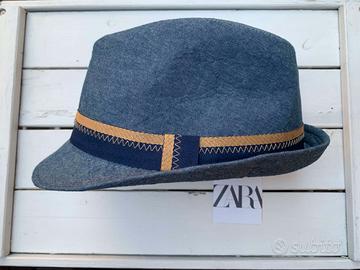 Cappello Bambino Zara 3-5 anni 51cm Cotone Blu