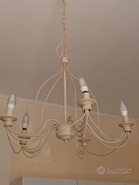 Lampadario in ferro