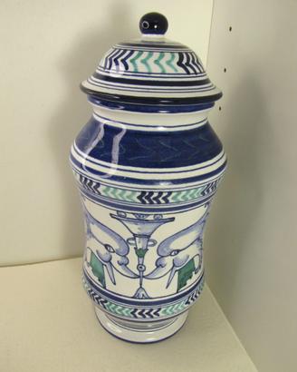 Albarello vaso pot Bottega Riccardo Gatti Faenza