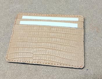 Porta Carte di Credito in Vera Pelle 