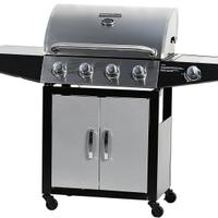 Barbeque in acciaio inox 5 bruciatori a gas BBQ