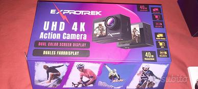 Action cam Exprotrek 4K 60FPS professionale