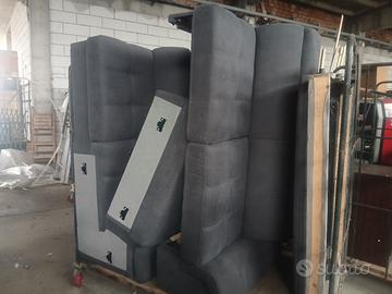 Divano letto ad Angolo grigio