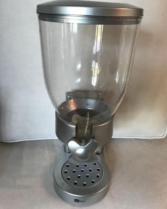 Dispenser di cereali in plastica con manovella